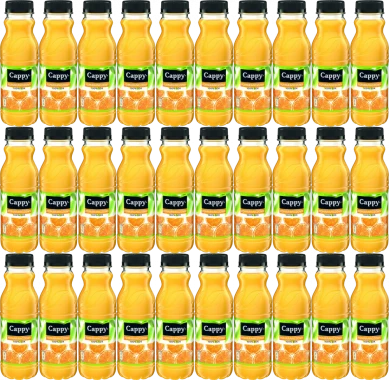 48x Sok pomarańczowy 100% Cappy, butelka PET, 0.33l