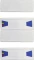 2x Mop płaski z zakładkami z mikrofazy Merida, 40cm, biały - końcówka