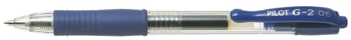 6x Długopis żelowy automatyczny Pilot, G2, 0.5mm, niebieski