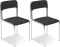 2x Krzesło biurowe Nowy Styl Cortina K02, czarny