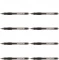 8x Długopis żelowy automatyczny Bic Gel-ocity, 0.7mm, czarny