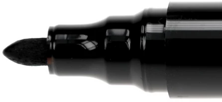 11000x Marker permanentny Kamet K-1068, okrągła, 1-3mm, czarny