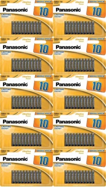 10x Bateria alkaliczna Panasonic Alkaline Power, AAA, 1.5V, LR03, 10 sztuk