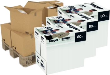 240x Papier ksero ekologiczny Target Executive, A4, 80g/m2, 500 arkuszy, biały