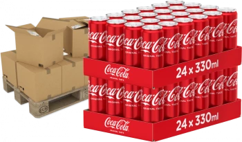 2160x Napój gazowany Coca-Cola, puszka Sleek, 0.33l