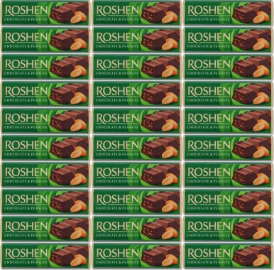 60x Baton Roshen Chocolate & Peanuts, orzechowy w czekoladzie, 29g