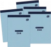 5x Blok biurowy w linie Interdruk, A5, 100 kartek, mix wzorów