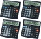 4x Kalkulator biurowy Citizen CT-555N, 12 cyfr, czarny