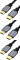 3x Kabel Unitek C140W HDMI 2.1, 8K, 5m, czarny
