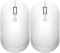 2x Mysz bezprzewodowa Xiaomi Mi Dual Mode Wireless Mouse Silent Edition, optyczna, biały