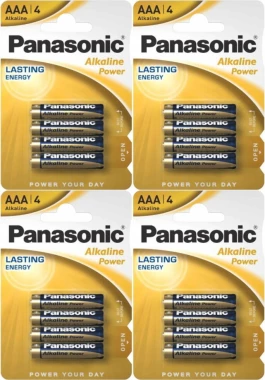 4x Bateria alkaliczna Panasonic Alkaline Power, AAA, 1.5V, LR03, 4 sztuki