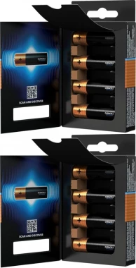 2x Bateria alkaliczna Duracell Optimum, AA, 4 sztuki