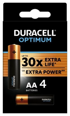 6x Bateria alkaliczna Duracell Optimum, AA, 4 sztuki