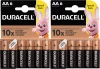 2x Bateria alkaliczna Duracell, AA, 6 sztuk