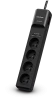 3x Listwa przeciwprzepięciowa CyberPower, 1.8m, 4 gniazda + 2x port USB-A, czarny