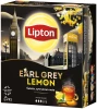 6x Herbata Earl Grey czarna w torebkach Lipton Lemon, 92 sztuk x 2g