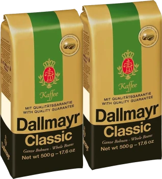 2x Kawa ziarnista Dallmayr Classic, 500g