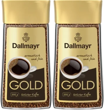 2x Kawa rozpuszczalna Dallmayr Glass Gold, 200g