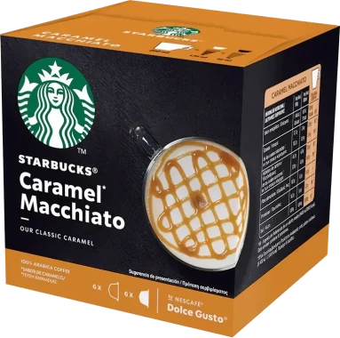 6x Kawa w kapsułkach Starbucks Dolce Gusto Macchiato Caramel, 12 sztuk