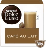 6x Kawa w kapsułkach Nescafe Dolce Gusto Cafe au Lait, 30 sztuk