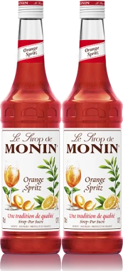 2x Syrop Monin Orange Spritz, pomarańczowy szprycer, 700ml