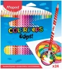5x Kredki ołówkowe trójkątne Maped Color'Peps Oops, z gumką, 24 sztuki, mx kolorów