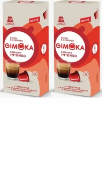 2x Kawa w kapsułkach Gimoka Nespresso Intenso, 10 sztuk
