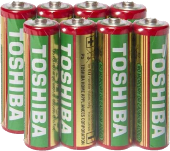 2x Bateria cynkowo-węglowa Toshiba Heavy Duty, AA/R6, 4 sztuki, folia