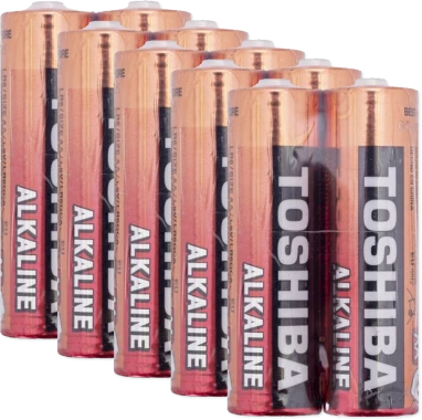 5x Bateria alkaliczna Toshiba, AA/R6, 2 sztuki