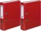 2x Segregator VauPe FCK, A4, szerokość grzbietu 75mm, do 500 kartek, czerwony