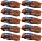 10x Herbatniki Krakuski Czekonatki, czekoladowy z czekoladą, 174g