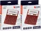 2x Kalkulator biurowy Eleven SDC-888XRD, 12 cyfr, czerwony