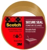 6x Taśma pakowa Scotch Secure Seal, 50mmx50m, brązowy