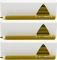 3x Kredki Bambino, w oprawie drewnianej, trójkątne, 12 sztuk, złoty
