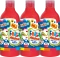 3x Farba plakatowa Bambino, w butelce, 500ml, czerwony