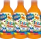 3x Farba plakatowa Bambino, w butelce, 500ml, pomarańczowy
