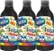 3x Farba plakatowa Bambino, w butelce, 500ml, czarny