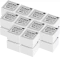 20x Karteczki do notatek Interdruk, klejone, 85x85x35mm, 350 kartek, biały