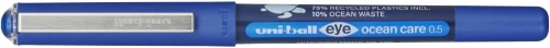 6x Pióro kulkowe Uni Eye Ocean Care, UB-150-ROP, 0.5mm, niebieski