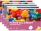 5x Zeszyt papierów kolorowych samoprzylepnych Interdruk, B5, 8 kartek