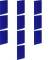 10x Teczka kartonowa z gumką VauPe Soft, A4, 450g/m2, 20mm, niebieski