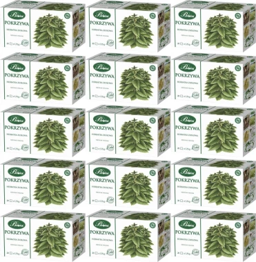 15x Herbatka ziołowa w torebkach Bifix, pokrzywa, 20 sztuk x 1.75g