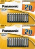 2x Bateria alkaliczna Panasonic Alkaline Power, AAA, 1.5V, LR03, 20 sztuk