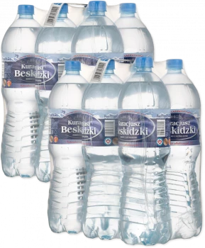 12x Woda niegazowana Kuracjusz Beskidzki, 1.5l, butelka PET
