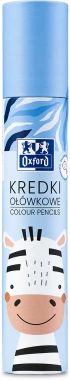 12x Kredki ołówkowe Oxford Kids, w tubie, 12 sztuk, mix kolorów
