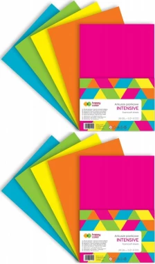 2x Arkusze piankowe Happy Color Intensive, A4, 5 arkuszy, 5 kolorów