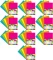 10x Arkusze piankowe Happy Color Intensive, A4, 5 arkuszy, 5 kolorów