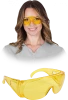 3x Okulary ochronne Reis Gog-Ice-Light, przeciwodpryskowe, żółty