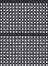 2x Wycieraczka ażurowa Krystynka, z najazdem, gumowa, 60x40x1.3cm, czarny