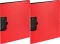 2x Podkładka do pisania Grand NOTOdesk GR-2205 z okładką, klip po dłuższym boku, czerwony